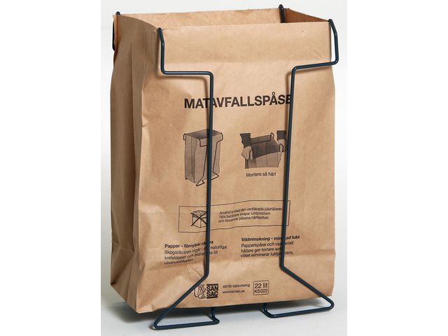 Matavfallskorg trådställning 22L stål